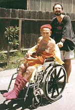Michael with Bhante
